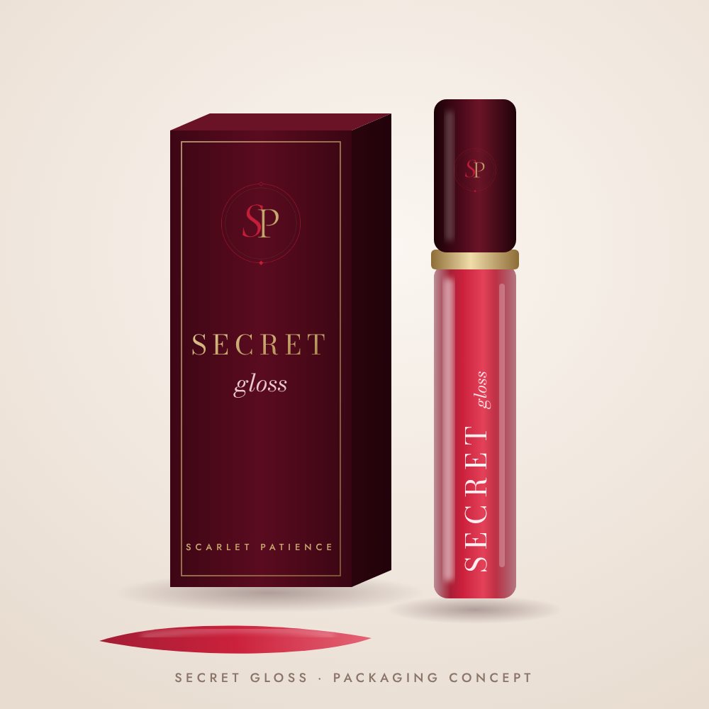 Secret Gloss packaging concept